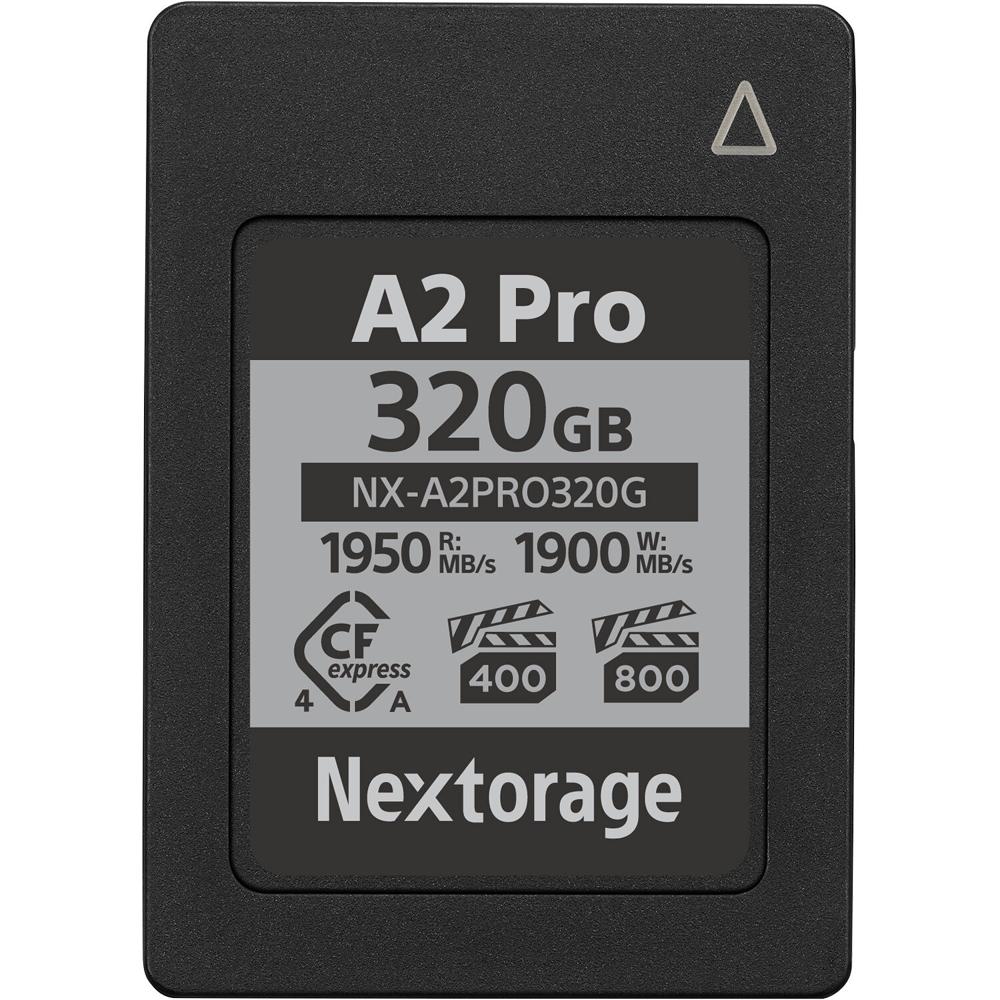 Nextorage CFexpress Type A 320GB NX-A2PRO - Velocidades de lectura hasta 1950 MB/s y escri
