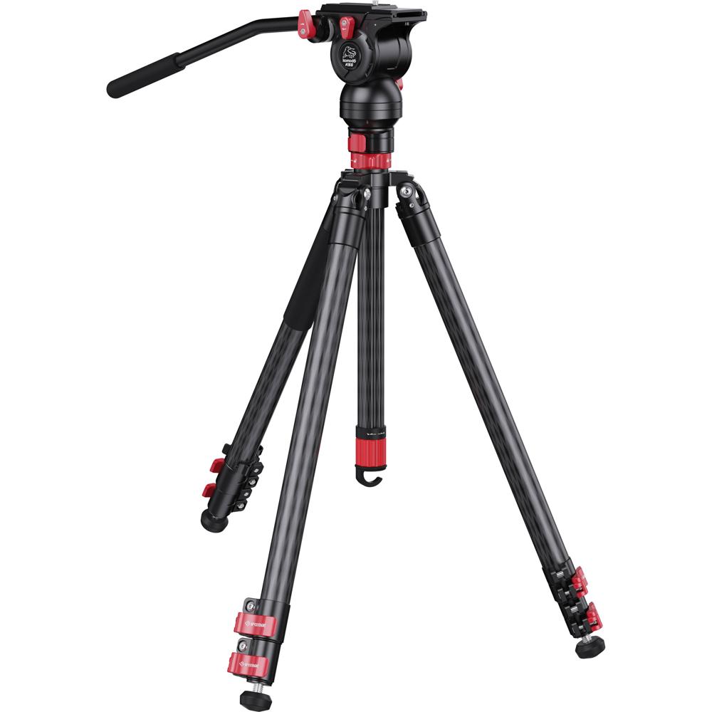 iFootage Tripode Gazelle TC6S Uprise con Cabezal Fluido Komodo K5S - Capacidad de Carga 17
