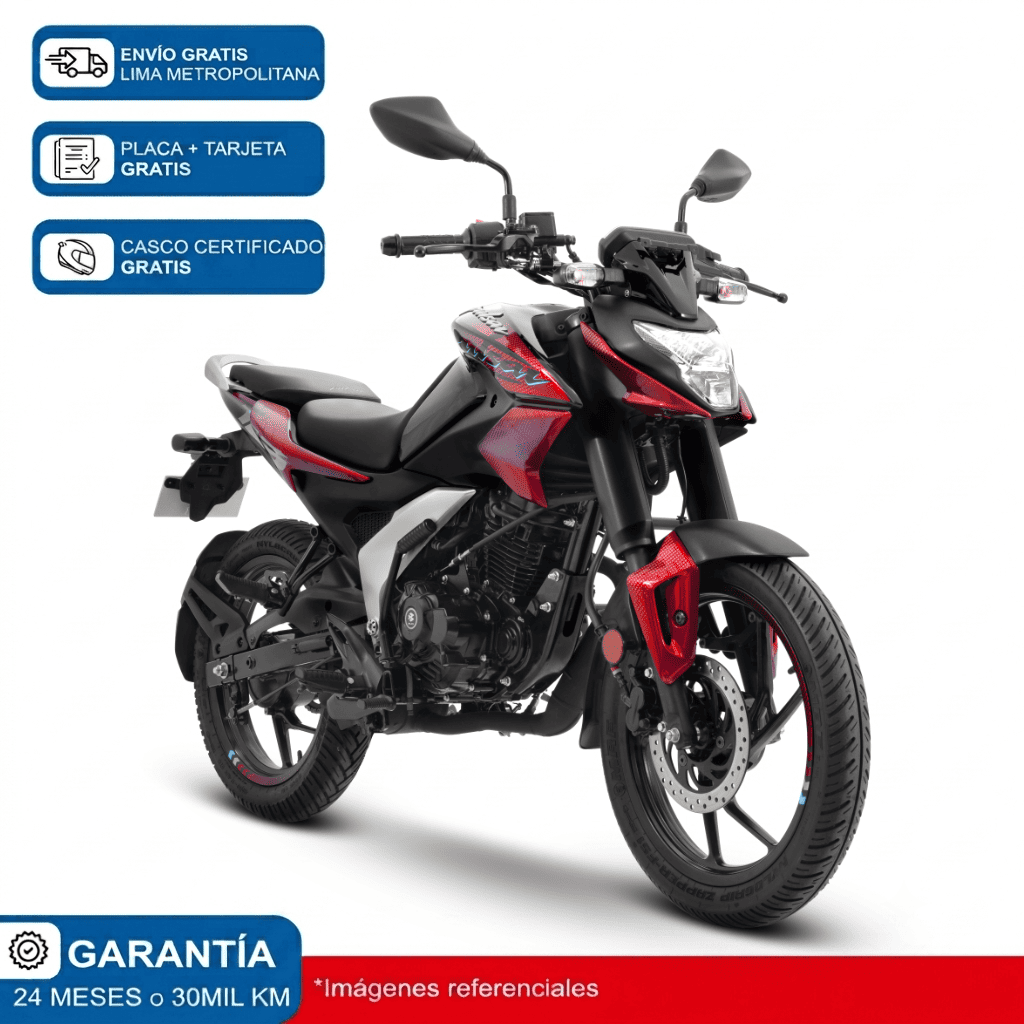 Moto Bajaj Pulsar N 125 CARBURADA - Negro Rojo Moto Bajaj Pulsar N 125 CARBURADA - Negro Rojo + incluye regalo y casco