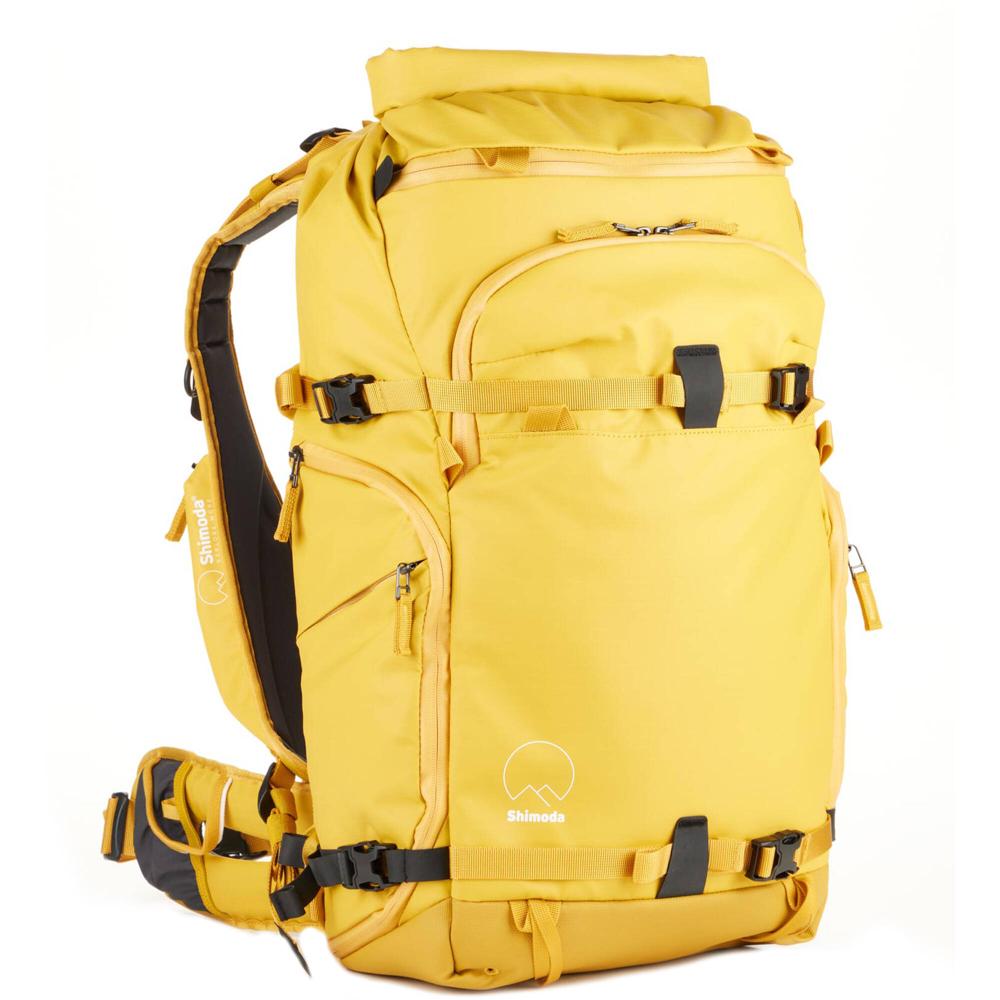 Shimoda Designs Mochila Action X30 V2 Amarilla 30L con Acceso Expandible y Compartimentos