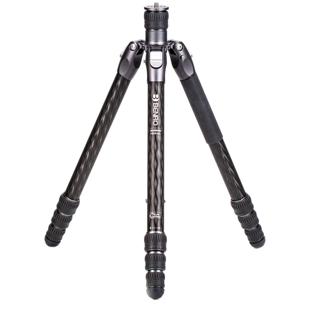 Benro Tripode de Carbono Rhino Three Series 68.8"" - Capacidad de Carga 44 lb, Diseño Pleg