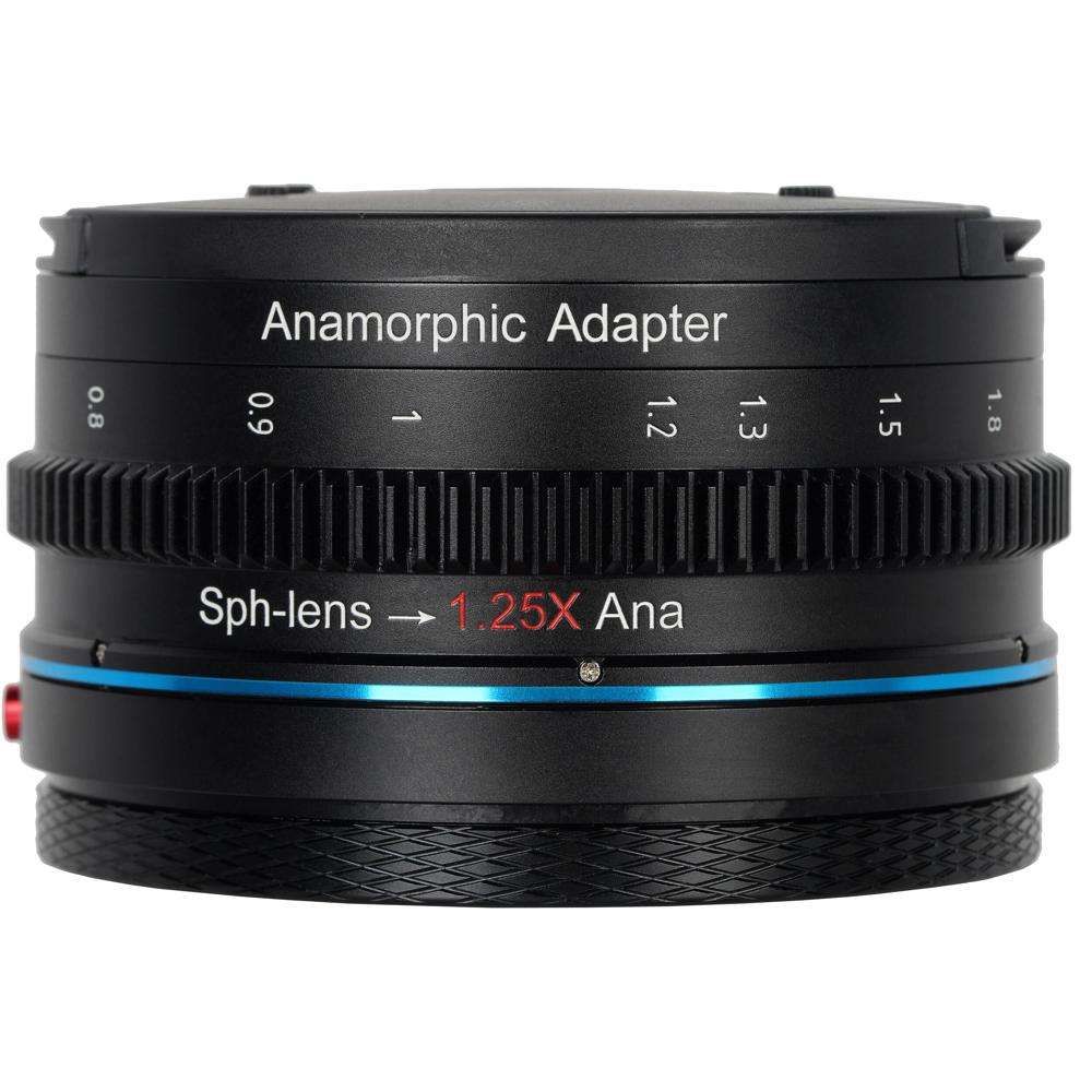 Sirui Adaptador Anamórfico 1.25x para Lentes Sféricas y Anamórficas, Montaje 82mm, Incl