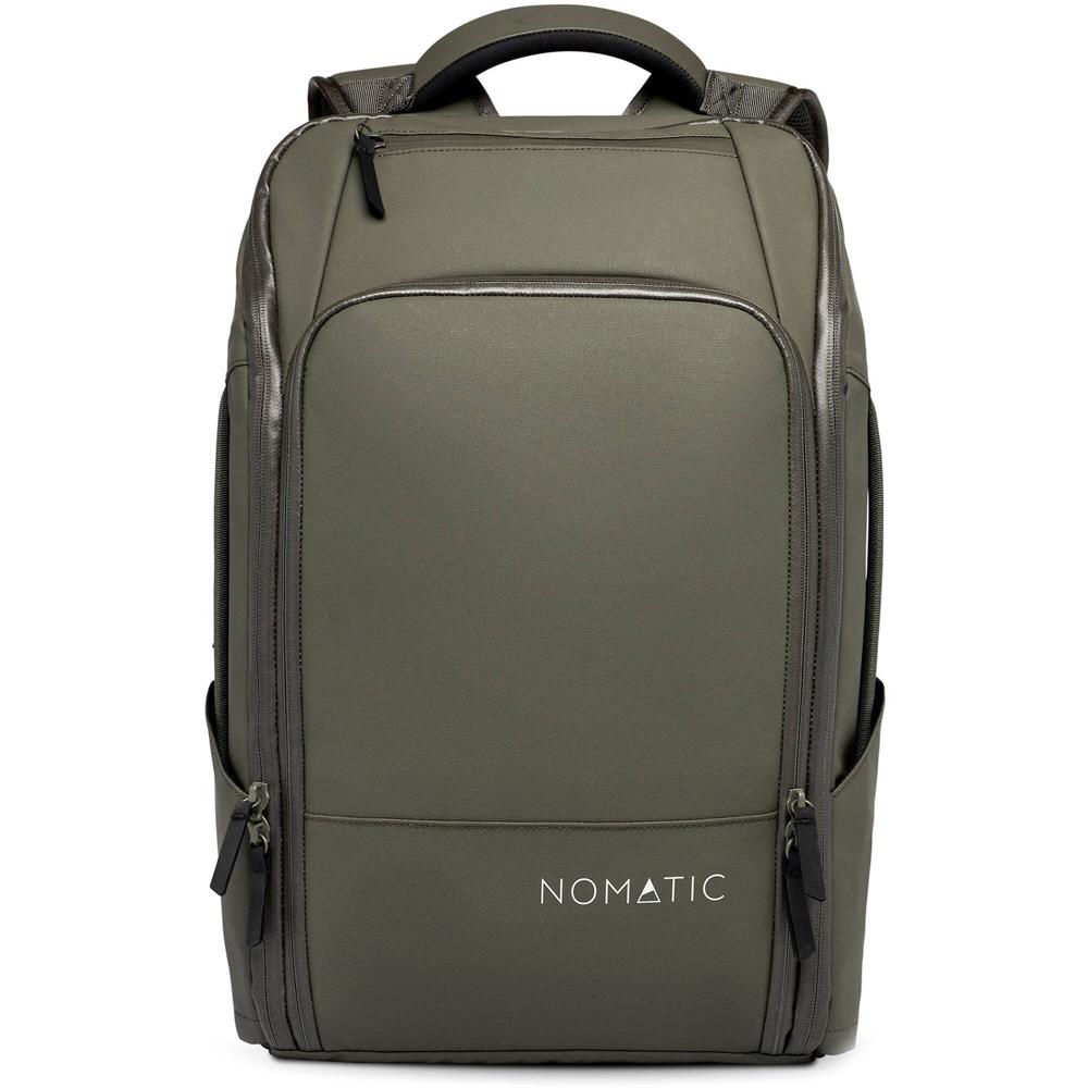 Nomatic Travel Pack Olive 14L - Mochila Expandible, Resistente al Agua, Compatible con Lap
