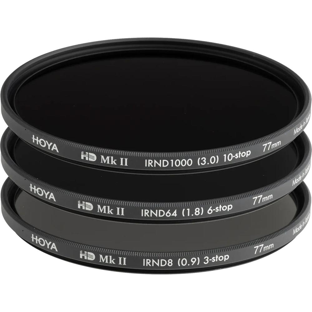 Hoya Filtro ND MkII IRND Kit 67mm - Incluye Filtros ND8, ND64 y ND1000 con Estuche