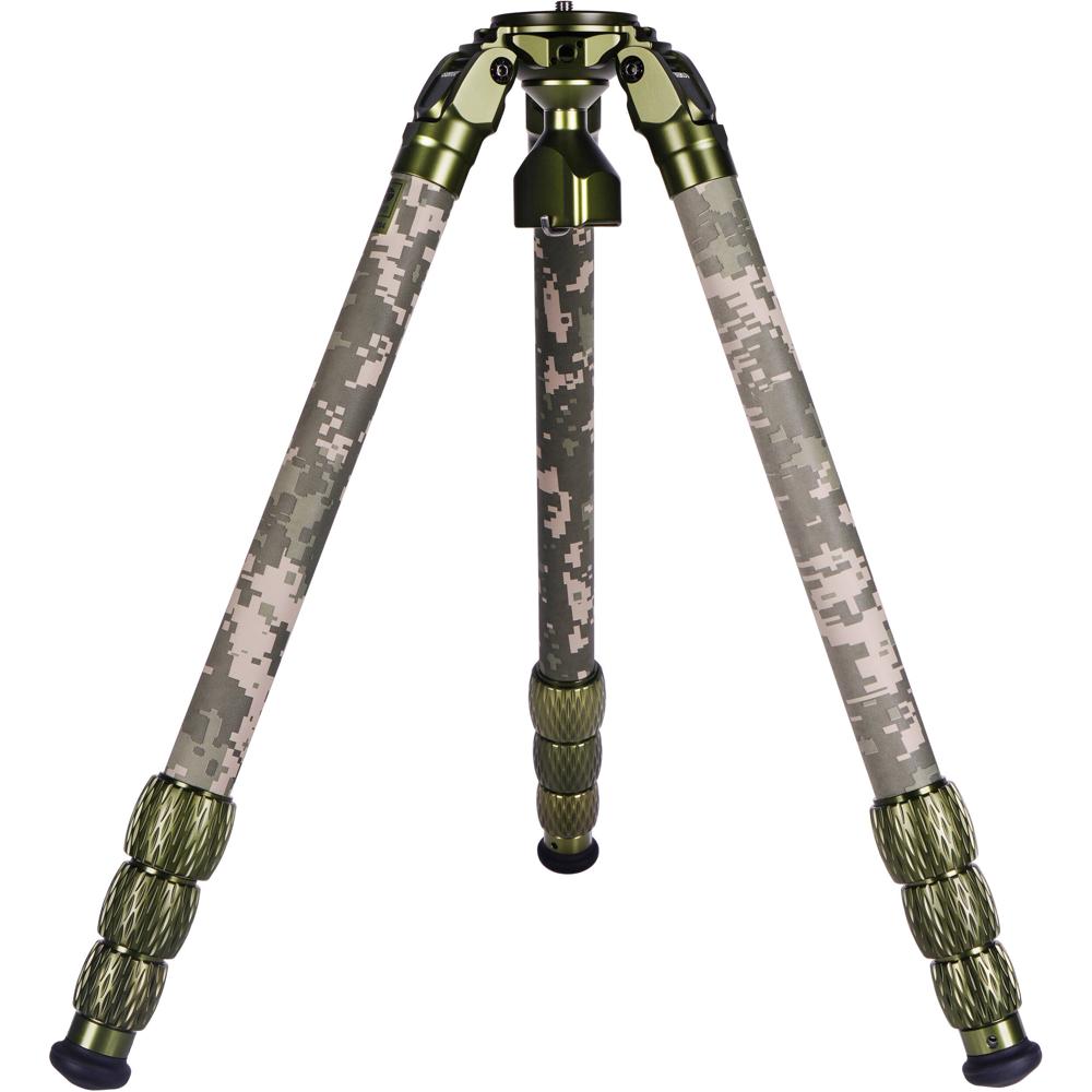 Sirui CT-3204 Trípode Profesional de Carbono (Camuflaje, Base Plana/75mm) - Capacidad de