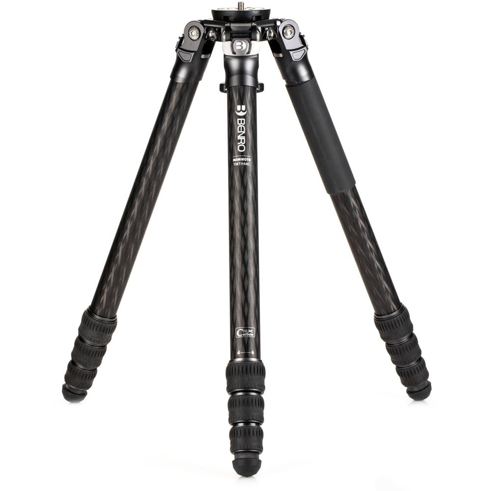 Benro Trípode de Carbono Mammoth 4 Secciones - Capacidad de Carga 55.1 lb, Altura Máxima