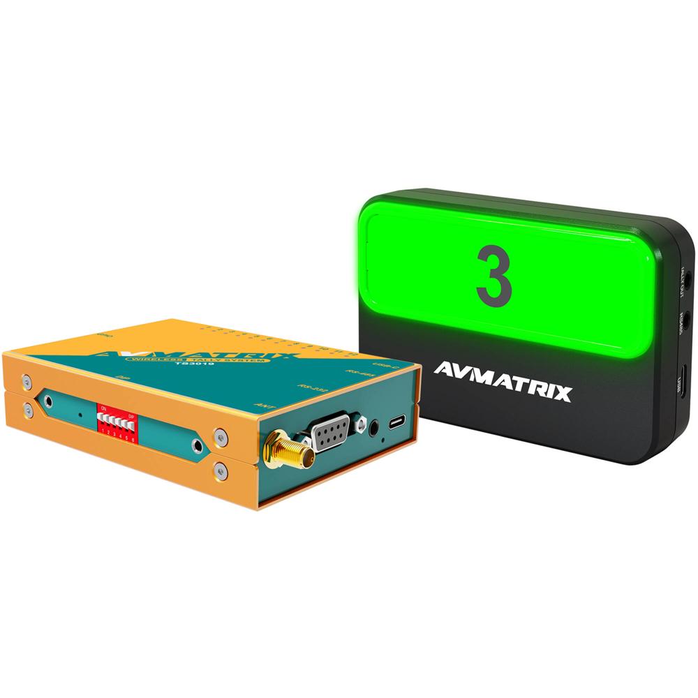 AVMATRIX Sistema Inalámbrico de Luces Tally para Múltiples Cámaras con 4 Lámparas Tall