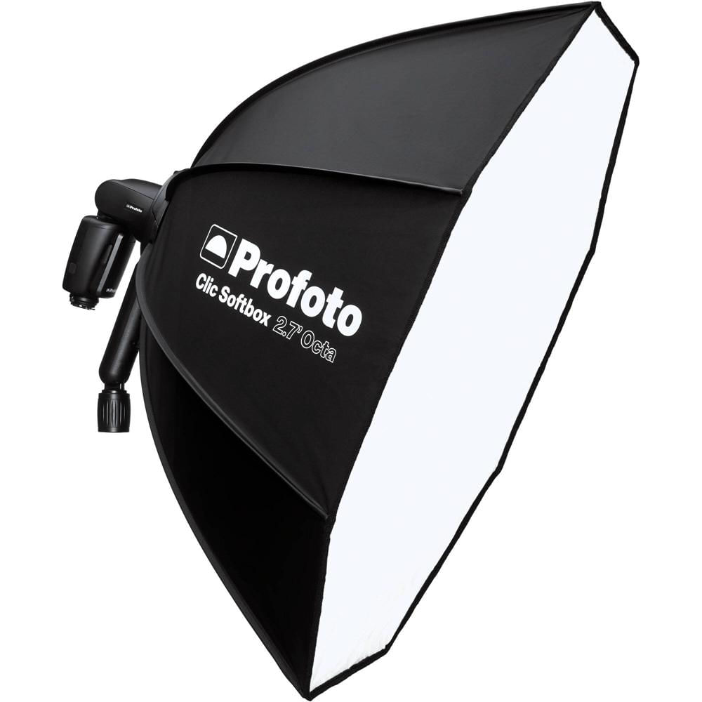Profoto Clic Softbox Octa 2.7' - Softbox Octagonal Plegable para A-Series y C1 Plus, Difus