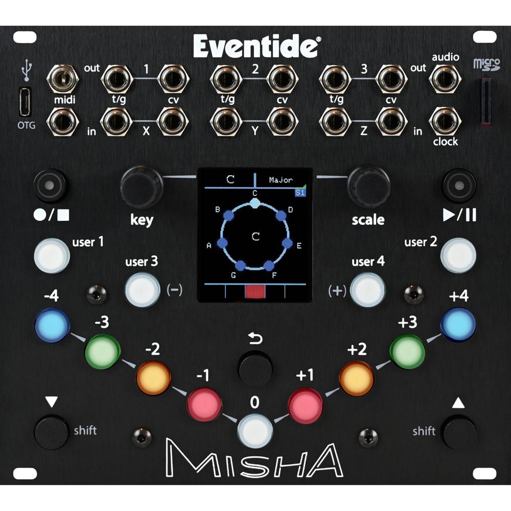 Eventide Misha Módulo Eurorack 28 HP - Instrumento y Secuenciador con 100 Escalas de Fáb