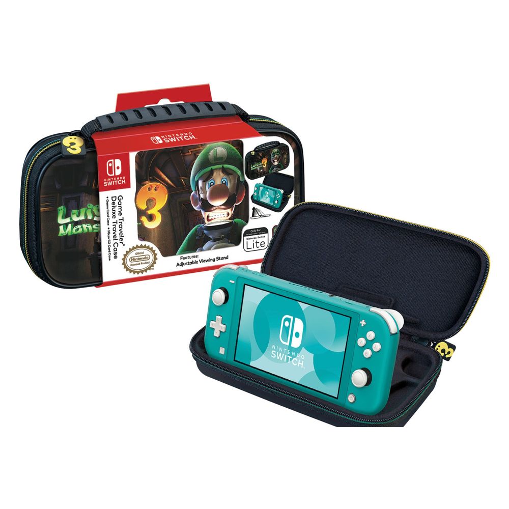Estuche Game Traveler Deluxe para Nintendo Switch Lite Luigi Mansion 3