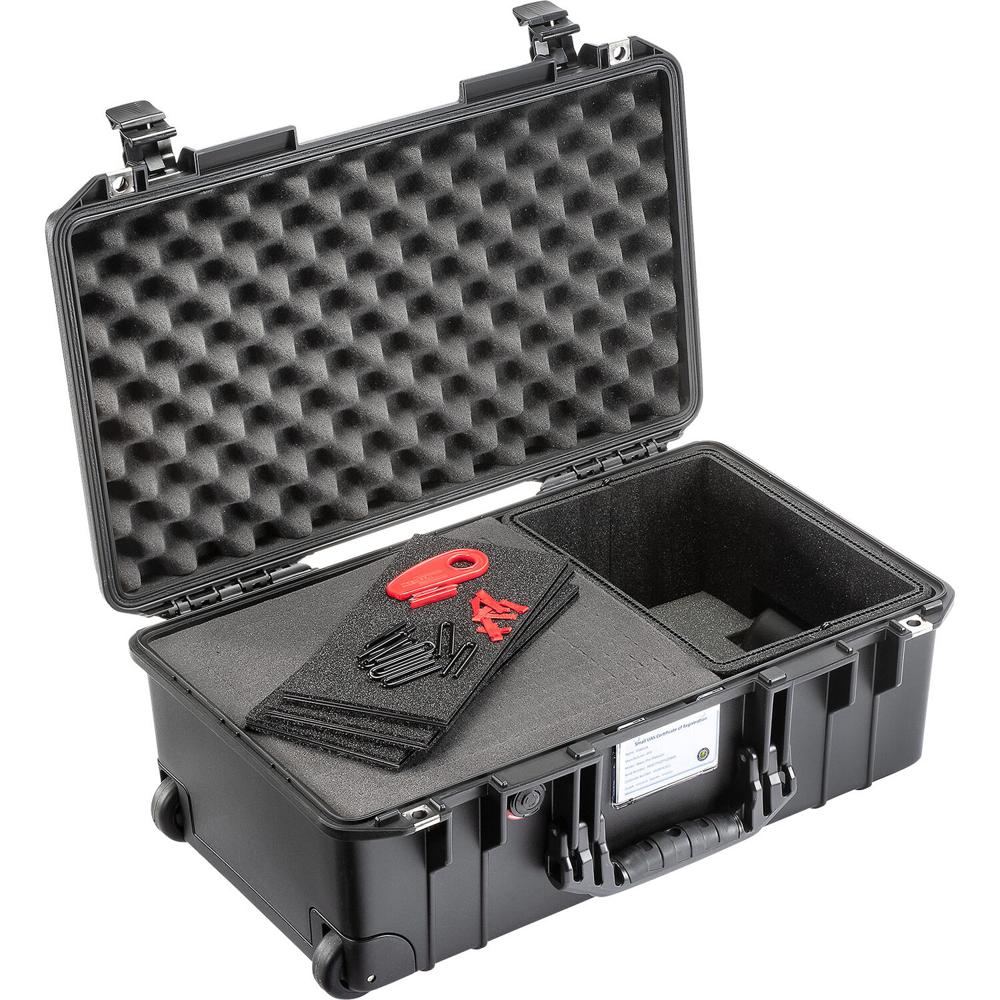Pelican 1535AirTPF Maleta Dura con Ruedas y Inserto Híbrido TrekPak y Espuma - Negro, IP6