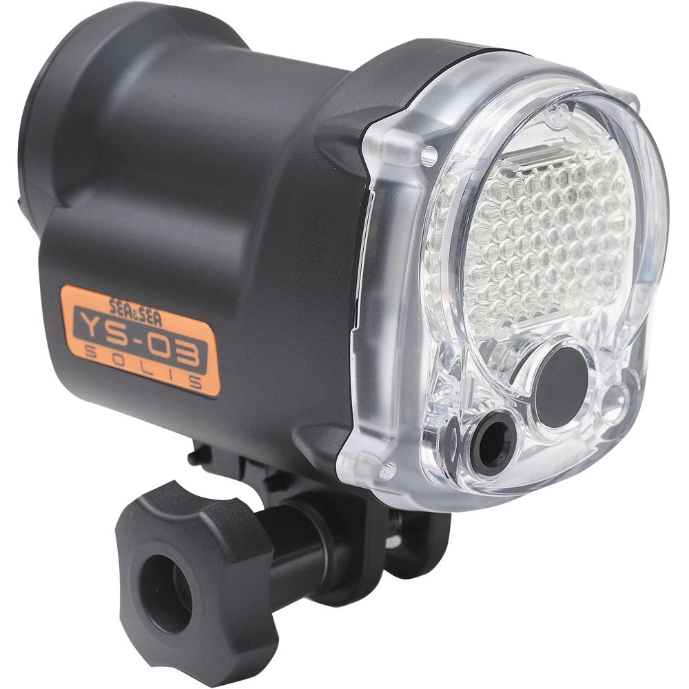 Sea & Sea YS-03 Solis Estroboscopio Submarino 250' con Funcionalidad TTL y Difusor