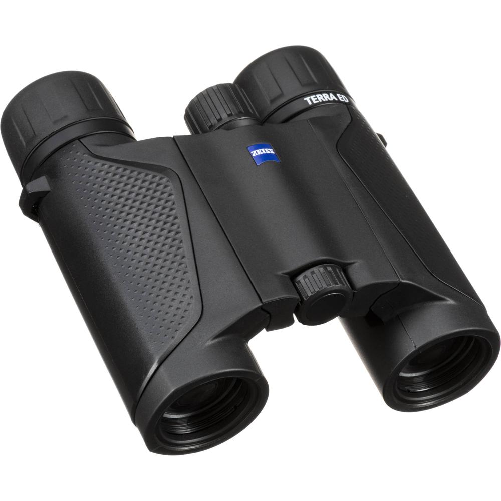 ZEISS Binoculares Compactos 8x25 Terra ED - Prisms Schmidt-Pechan, Vidrio ED, Impermeables