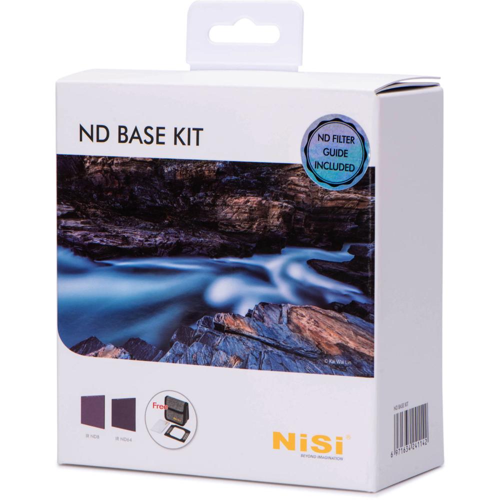 NiSi Filtro de Densidad Neutra Sólido 100 x 100mm Kit Base (3 y 6 Stops) con Estuche para