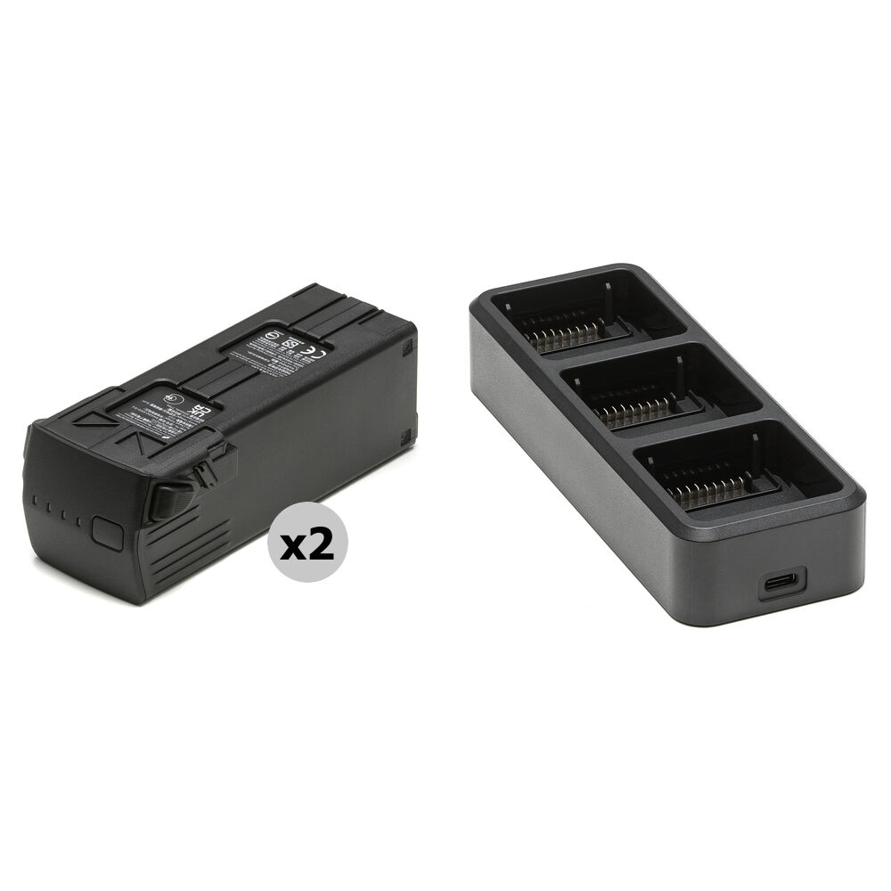 DJI Hub de Carga de Baterías con 2 Baterías Inteligentes para Mavic 3 - 5000mAh, Hasta 4