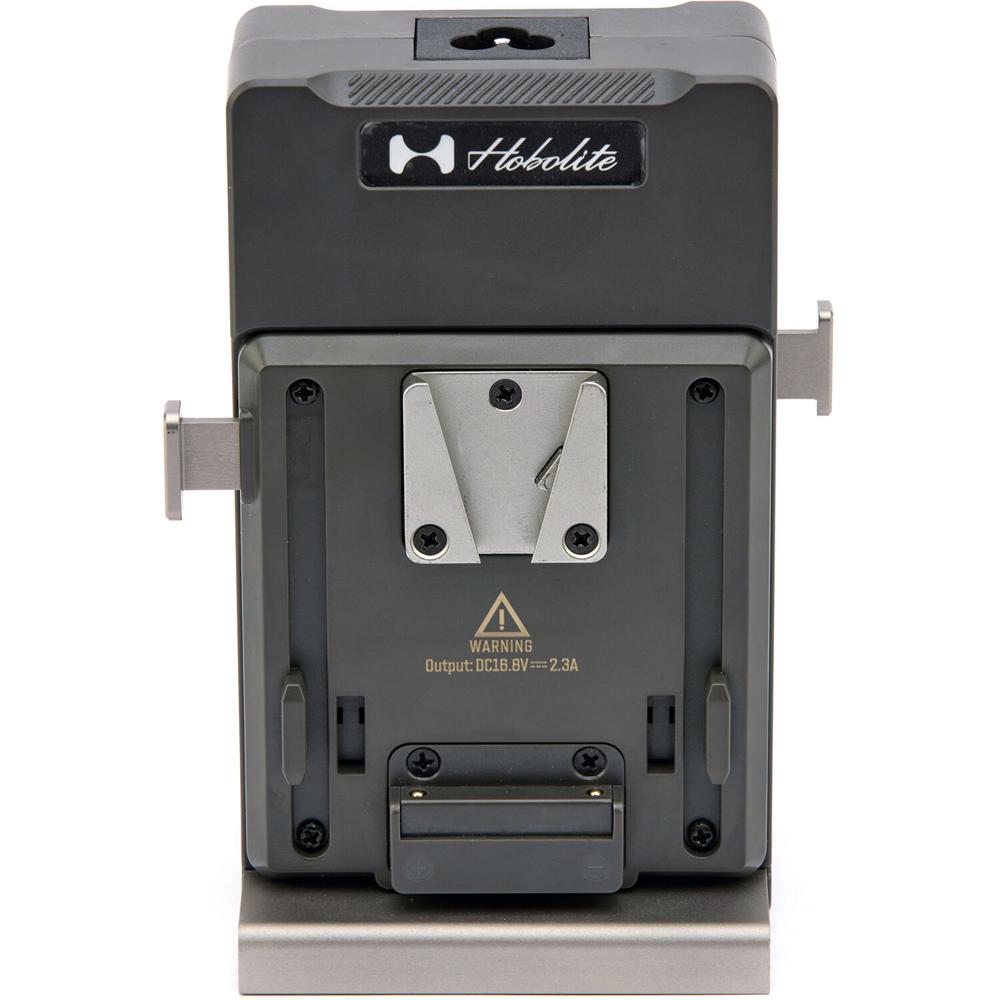 Hobolite Cargador Doble V-Mount para Baterías de 95Wh - Carga Simultánea, Entrada de 100