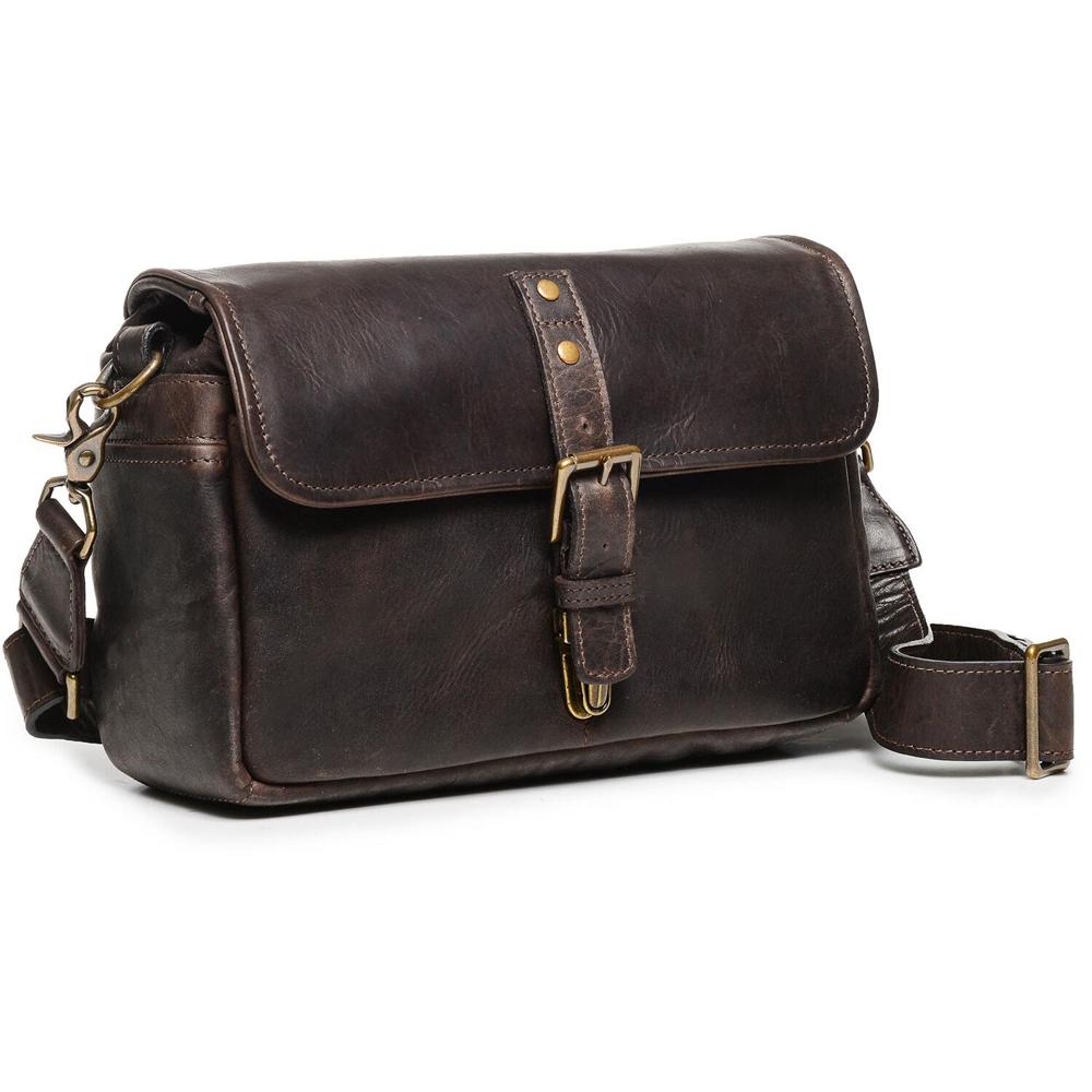ONA Bowery II Bolsa para Cámara en Cuero Dark Truffle con Compartimento Padded y Correa A