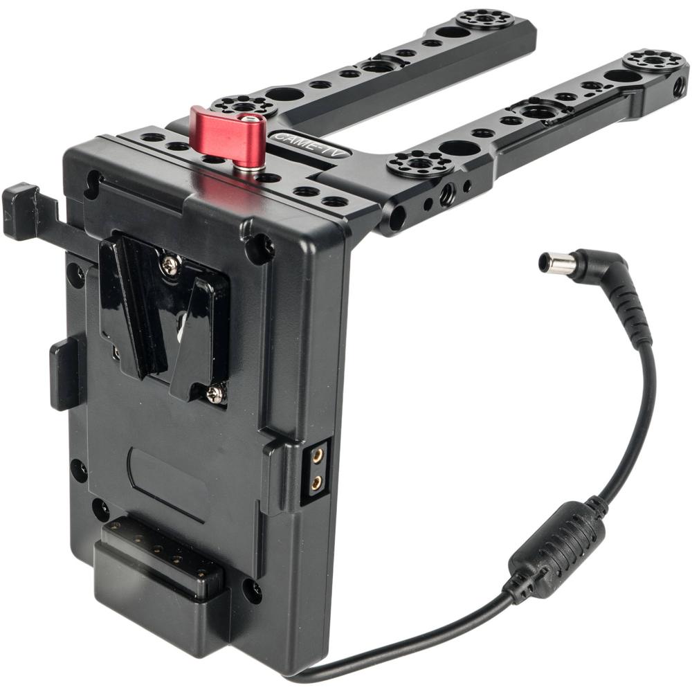 CAME-TV Shoulder Mount Baseplate & V-Mount Battery Plate para Sony FX6 - Baseplate de 15mm