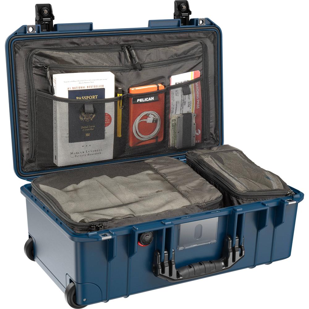 Pelican 1535TRVL Maleta de Mano con Ruedas y Organizador de Tapa, Color Indigo, Resistente