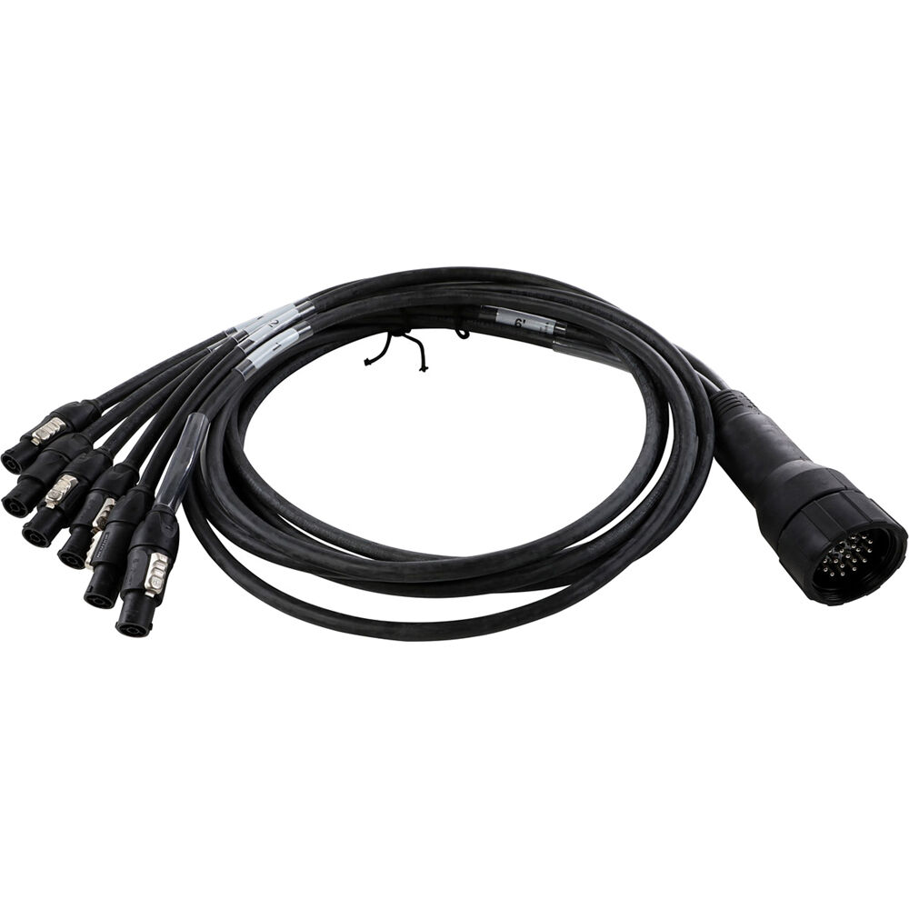 Lex Products Cable Breakout EverGrip 19-Pin a 6 powerCON TRUE1, 6'