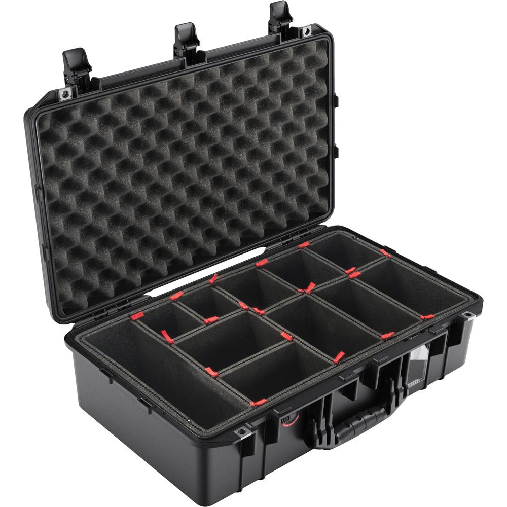 Pelican 1555AirTP Funda Dura con Divisor TrekPak - Impermeable, a Prueba de Polvo y Golpes