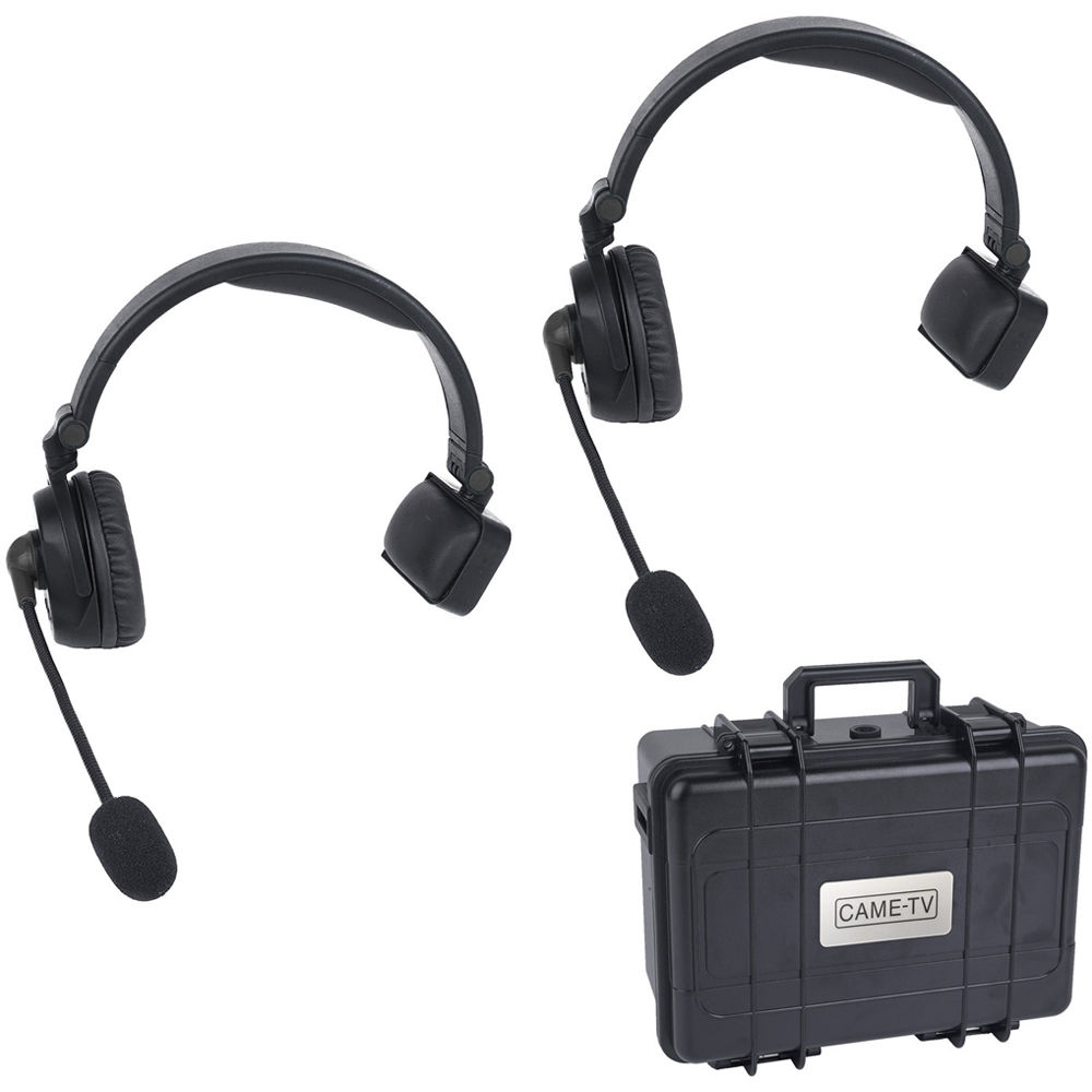 CAME-TV Waero Duplux Auriculares Inalámbricos Digitales Plegables con Estuche Duro - 2 Pa