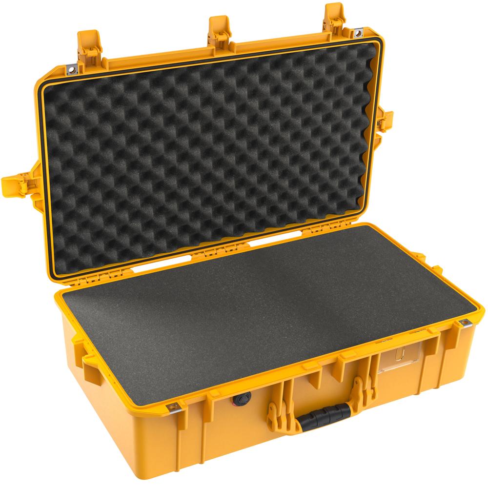Pelican Estuche Duro 1605AirWF con Espuma Personalizable (Amarillo) - Impermeable, a Prueb