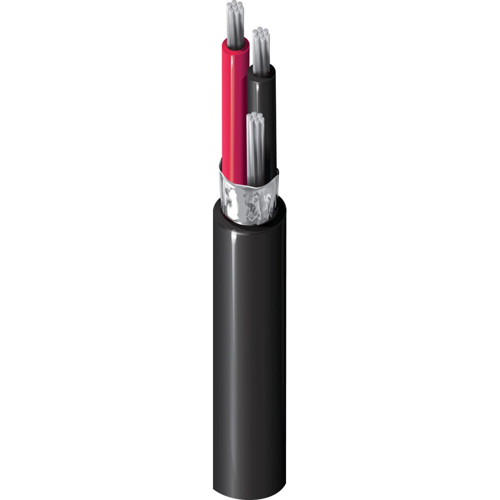 Belden Cable de Audio Multi-Conductor 9451, 1000' (Gray), 22 AWG, 2 Conductores, Aislante