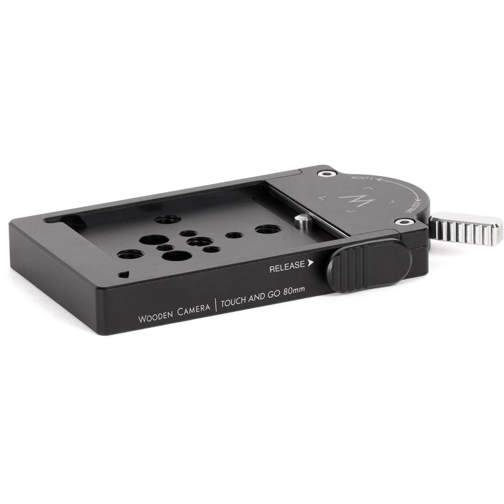 Wooden Camera Mini Touch-and-Go Receiver 80mm OConnor Euro, Sachtler 16, Ronford Baker Min