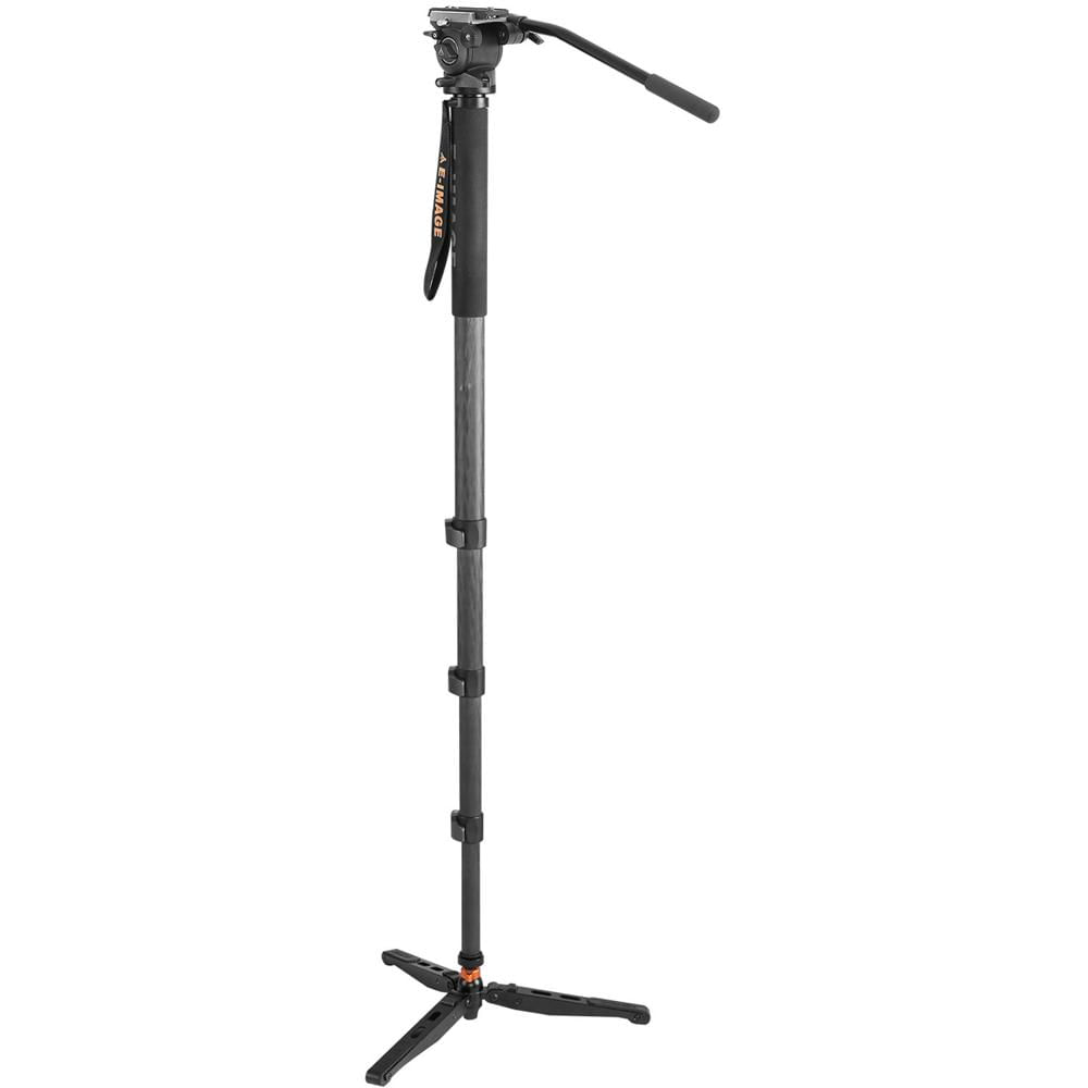 E-Image Monopod MC800 con Cabezal Fluido 630FH, Altura Máxima 79.1""