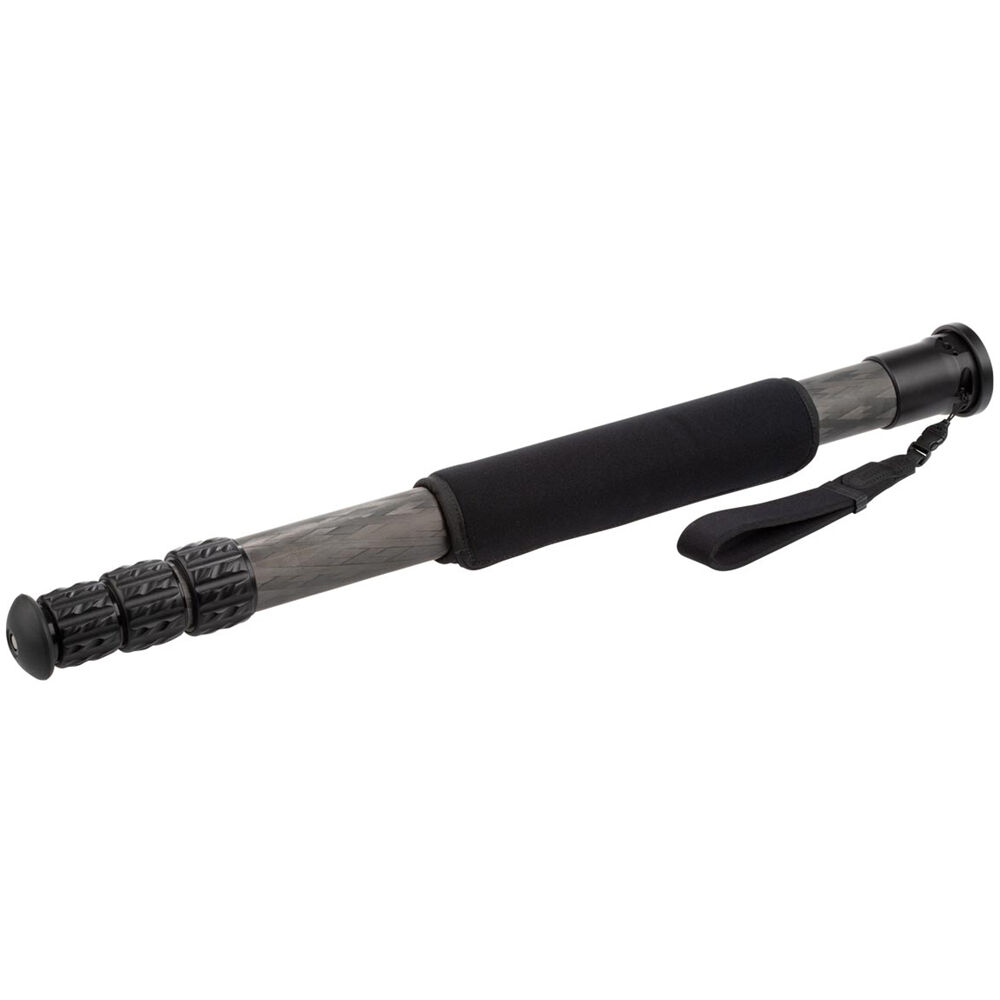 ProMediaGear Monopod TR42MXL de Carbono 4 Secciones, Capacidad de Carga 70 lb, Altura Máx
