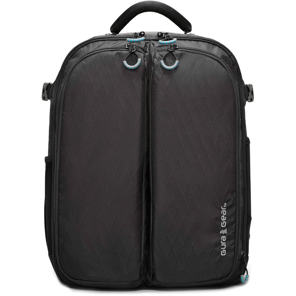 Gura Gear Mochila Kiboko 2.0 Negra 22L+ con Compartimentos para 4 DSLRs y 8 Lentes, Soport