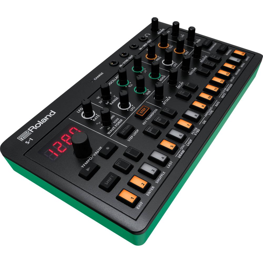 Roland AIRA Compact S-1 Tweak Synthesizer Polifónico 4 Voces con Secuenciador de 64 Pasos