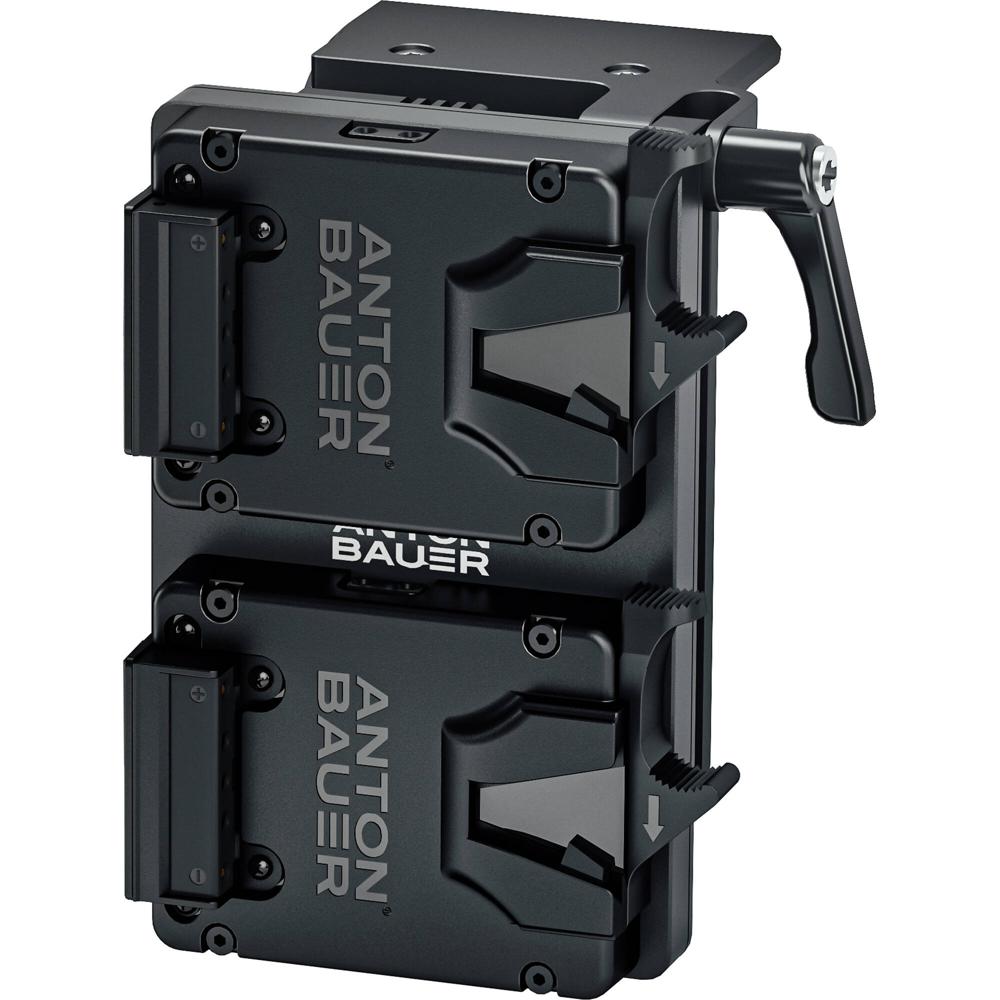 Anton/Bauer Dual Micro Bracket para Sony PXW-FX9 - Soporte de Batería Micro V-Mount, Sali