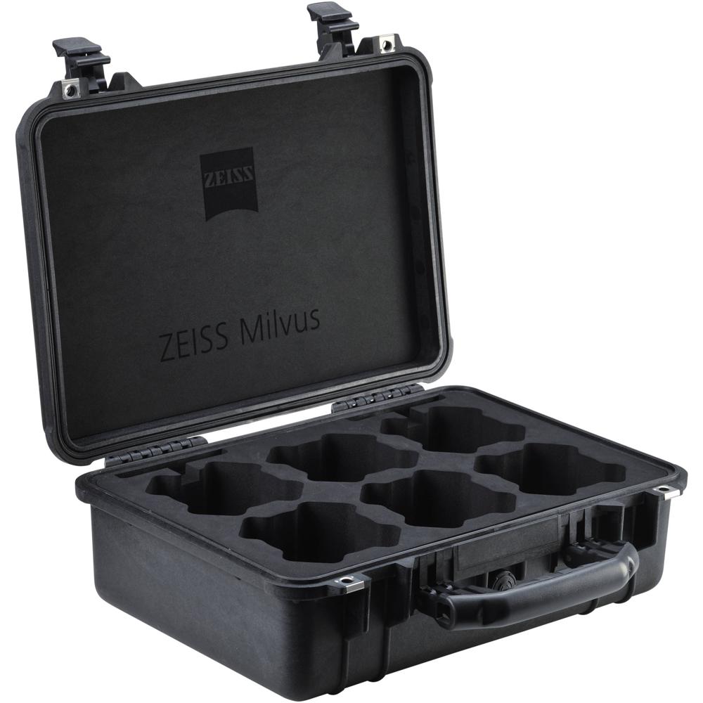 ZEISS Maletín de Transporte Milvus para Seis Lentes - Negro, Impermeable, con Espuma Pref