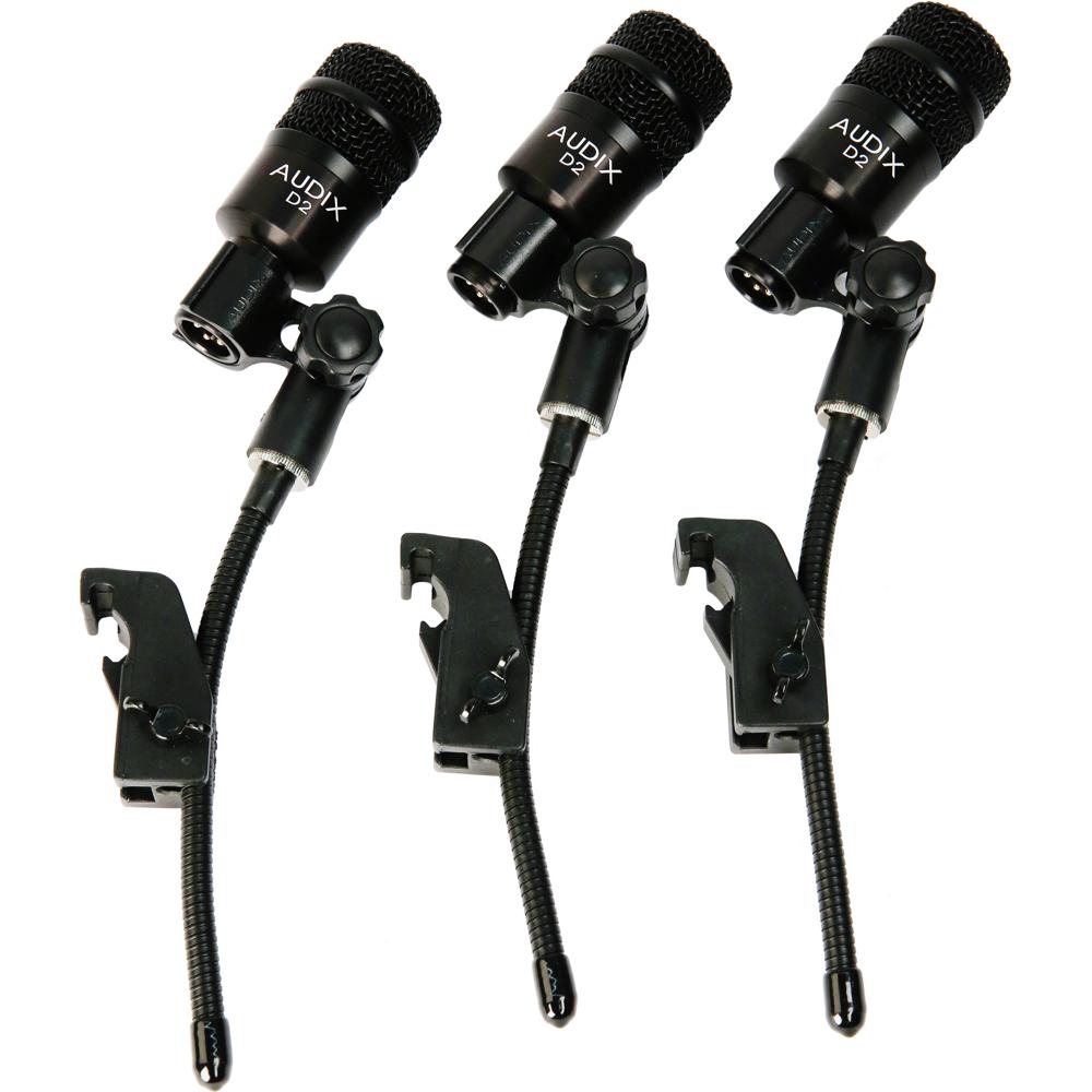 Audix D2 Micrófono Dinámico para Instrumentos - Respuesta de Frecuencia 68 Hz a 18 kHz,