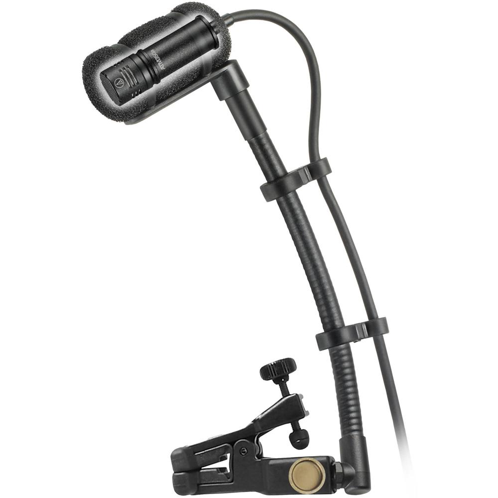 Audio-Technica ATM350U Micrófono de Condensador Cardioide para Instrumentos con Soporte U
