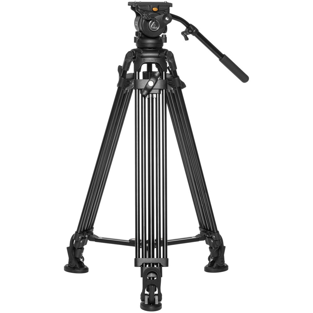 E-Image Trípode de Aluminio EG05A2 con Cabezal GH05 - Capacidad de Carga de 6.6 a 17 lb,