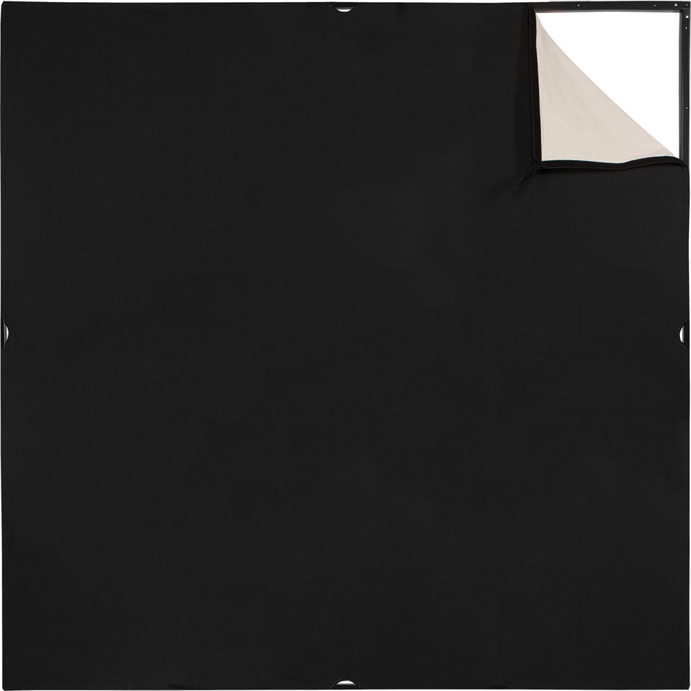 Westcott Scrim Jim Cine 6 x 6' Tela Muslin/Negra Reversible con Velcro