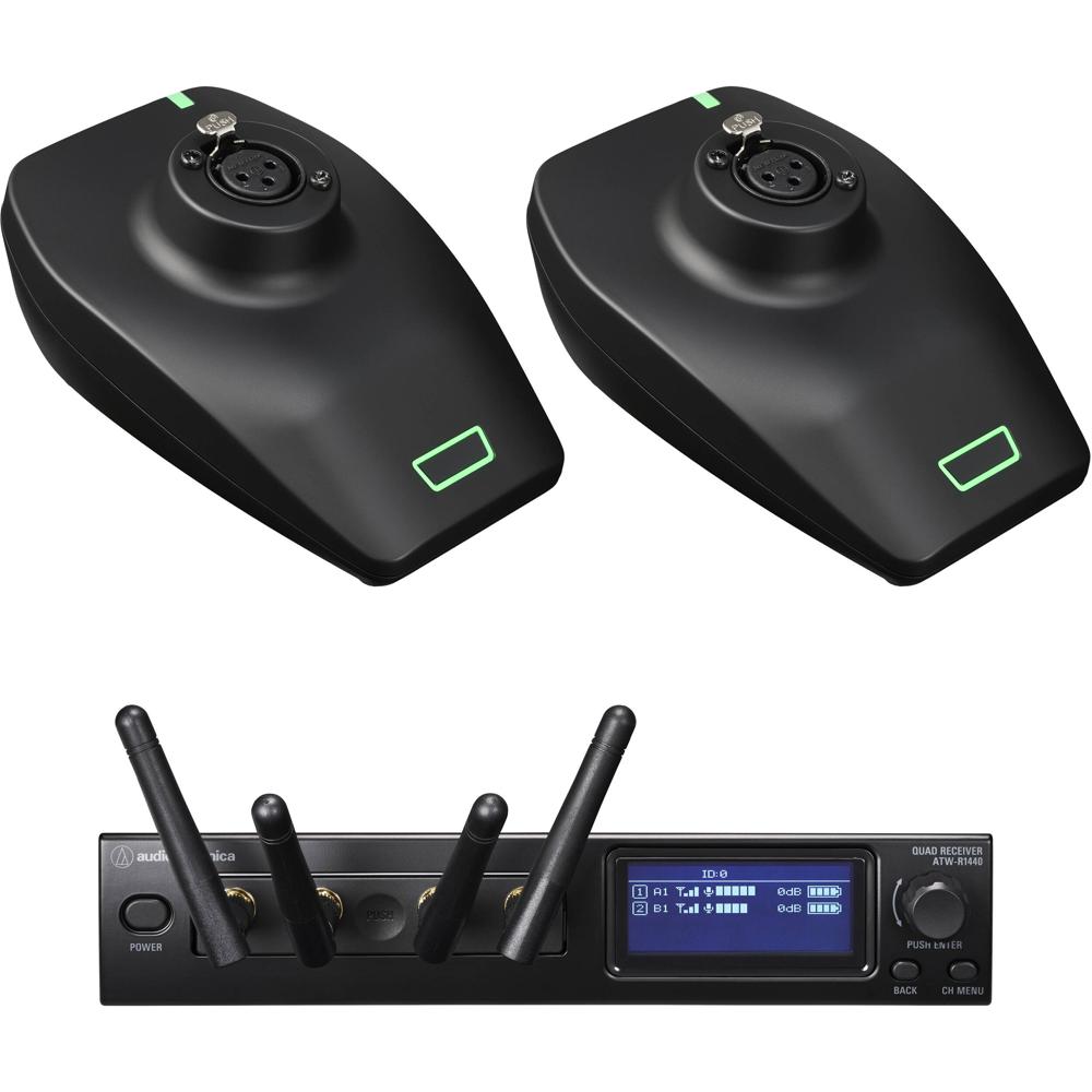Audio-Technica Sistema Inalámbrico Digital ATW-1427 2-Personas con Transmisores de Escrit