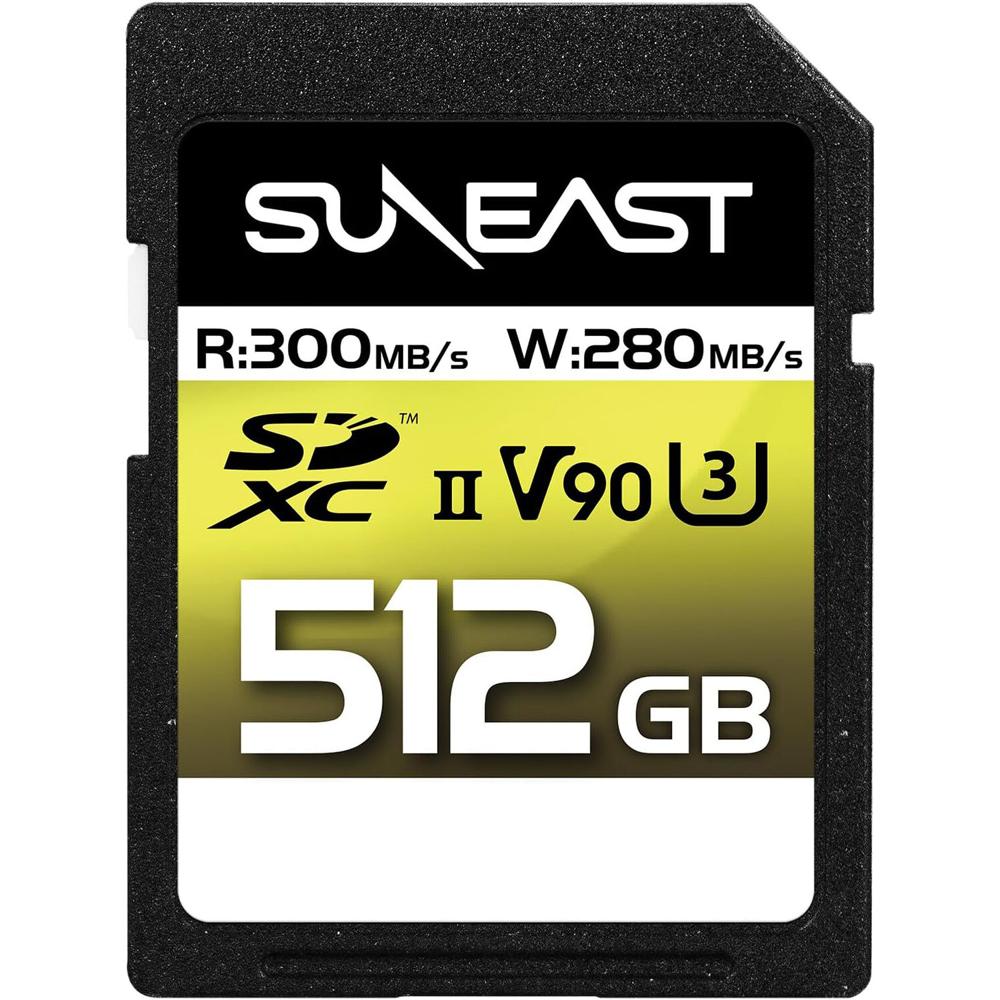 SUNEAST Tarjeta de Memoria SDXC 512GB Ultimate Pro UHS-II V90 300 MB/s