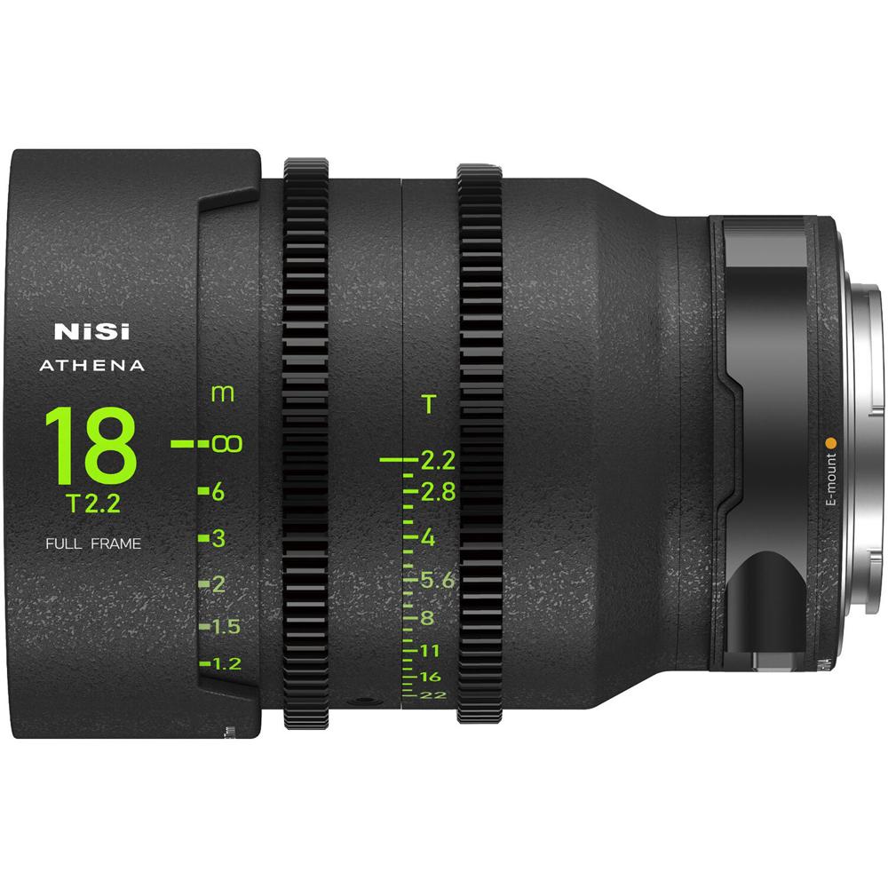 NiSi ATHENA PRIME 18mm T2.2 Lente Full-Frame para Sony E con Montura para Filtros Drop-In