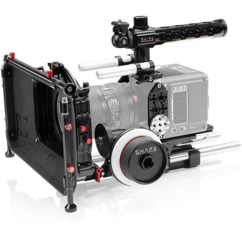 SHAPE Kit para RED KOMODO con Cage, Baseplate, Top Handle, Matte Box y Follow Focus