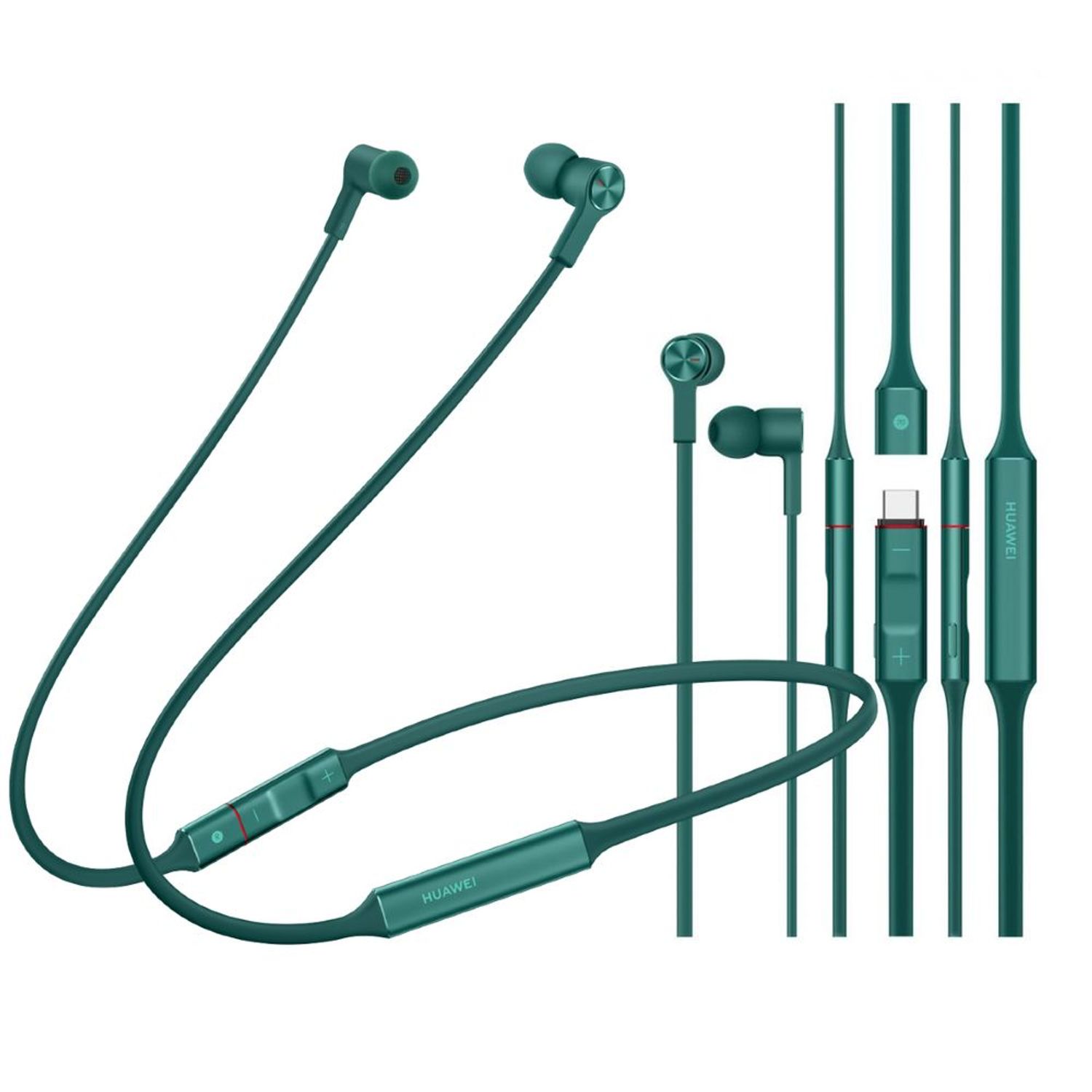Audifono Huawei Freelace Bluetooth Wireless Carga Rapida Reduccion de Ruido  18 Horas Color Verde | Oechsle - Oechsle