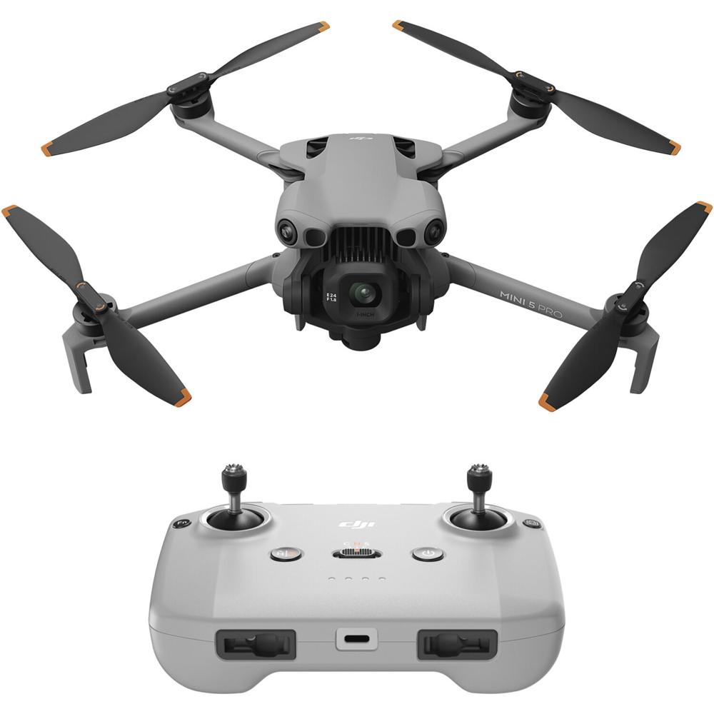 DJI Mini 5 Pro Drone RC-N3 - Sensor CMOS de 1"" 50MP, Gimbal Rotación 225°, Video 4K60 HD