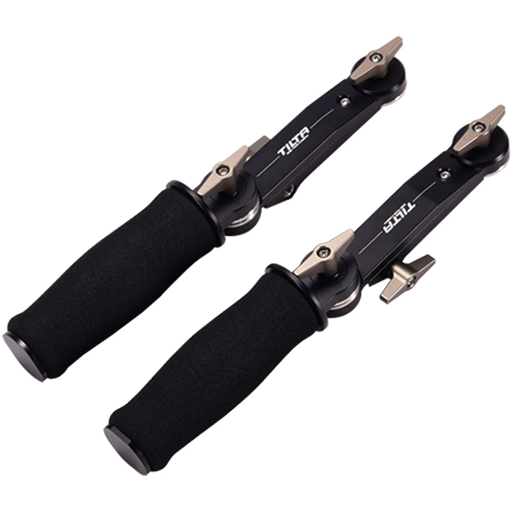 Tilta Professional Handgrip Side Arms - 2x Manijas para Rig de Hombro con Extensor Ajustab