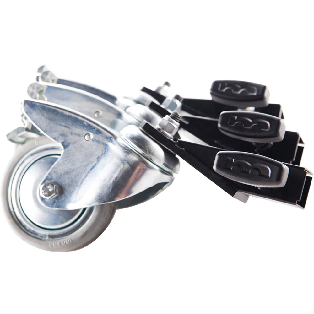 Matthews Juego de Ruedas para Slider Stand (3) - Soporta hasta 80 lb, Frenos en Todas las