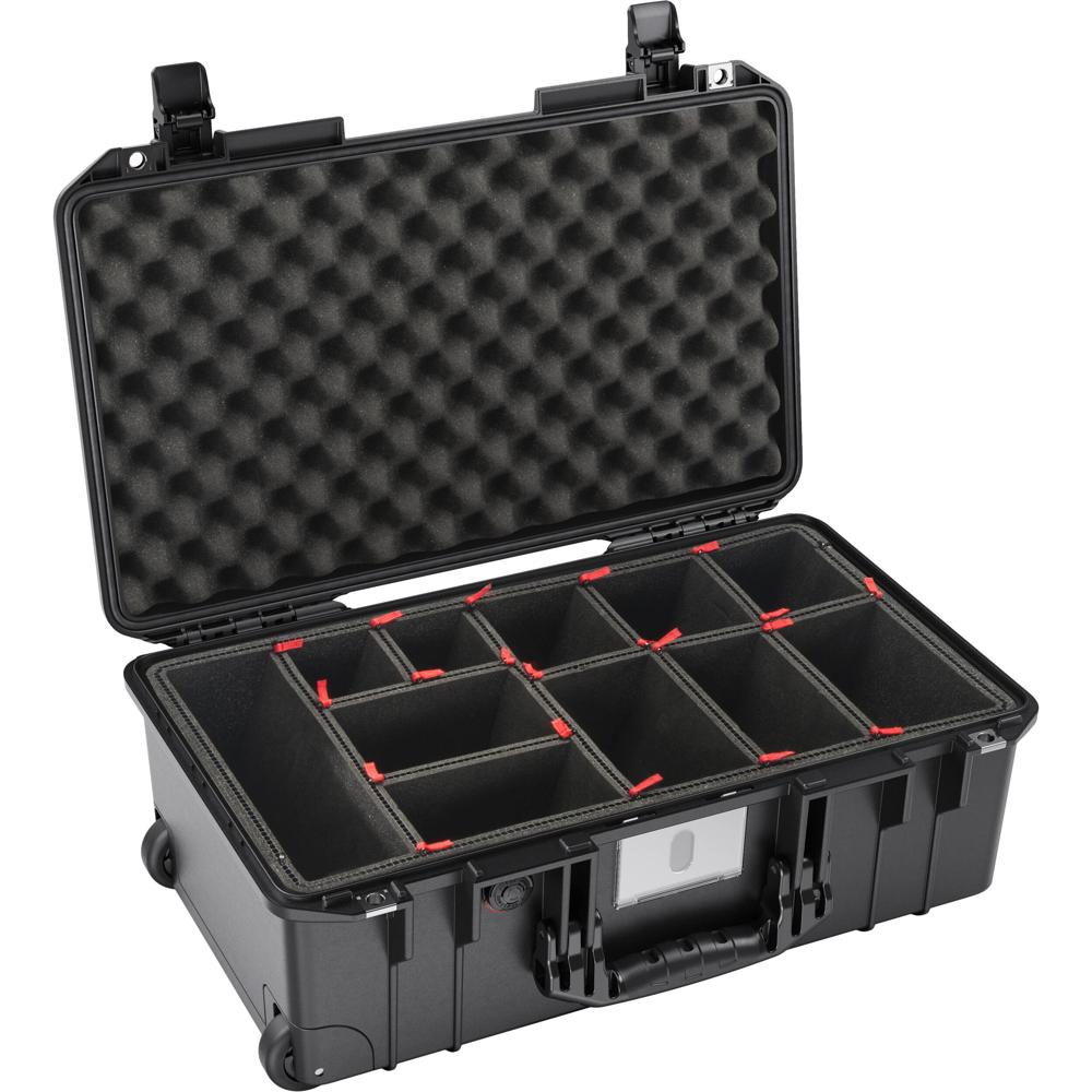 Pelican 1535Air Maleta Dura con Ruedas y Divisor TrekPak - 27L, Ligera y Resistente al Agu