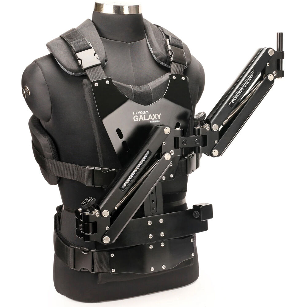 Flycam Estabilizador Galaxy Arm y Chaleco - Capacidad de Carga Máxima 22 lb, Longitud de