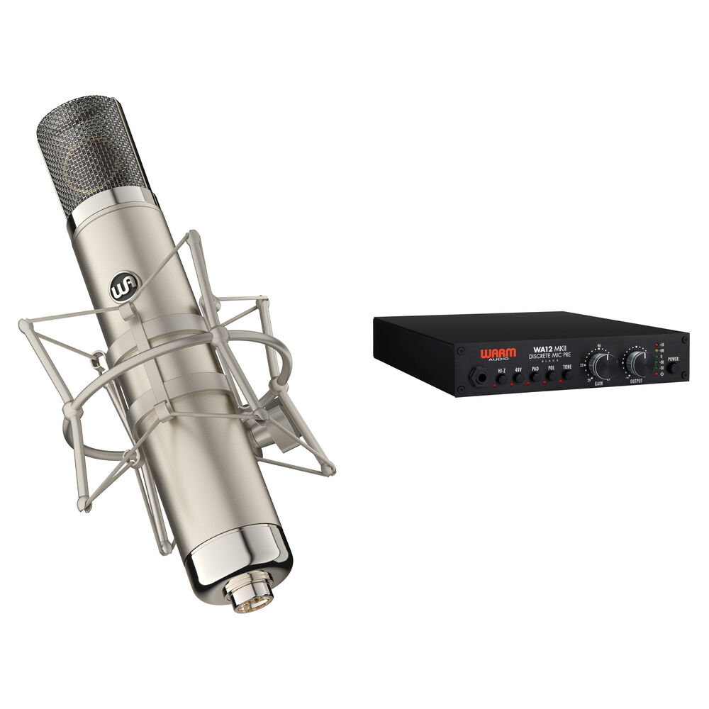 Warm Audio Micrófono de Condensador de Válvula WA-CX12 con 9 Patrones de Captura